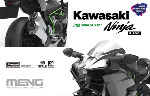 1/9 Kawasaki Ninja H2 (Pre-colored Edition)